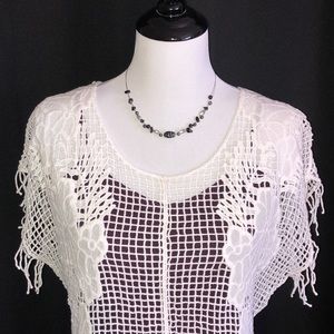 Boho Chic Crocheted Top